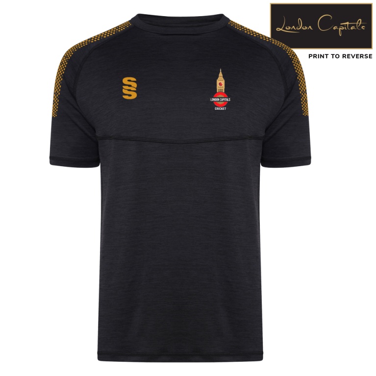 Dual Gym T-shirt - Black/Gold -  Unisex