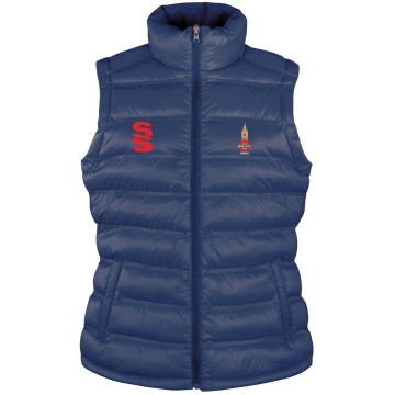 Padded Gilet - Navy/Red - Women's Fit