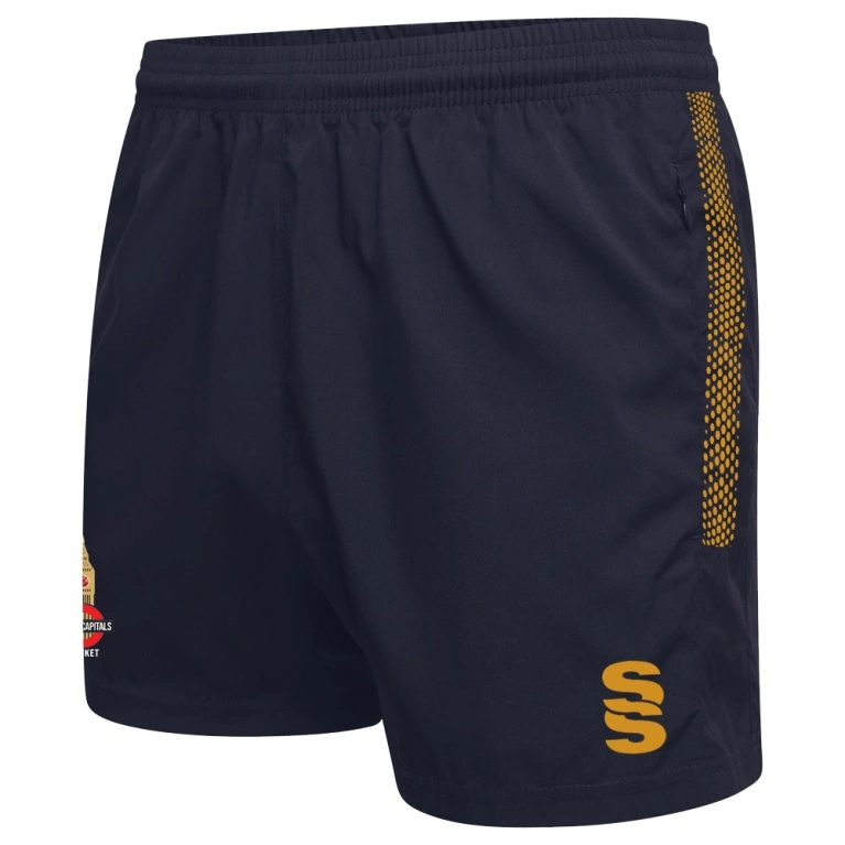 Performance Gym Short - Navy/Gold - Unisex