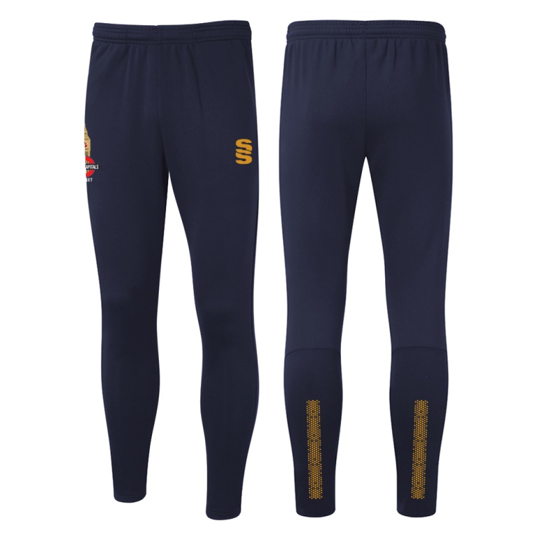 Dual Skinny Pant - Navy/Gold - Unisex