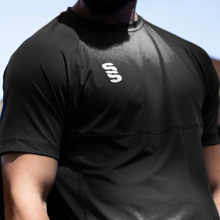 Dual Gym T-shirt - Black/Red - Unisex