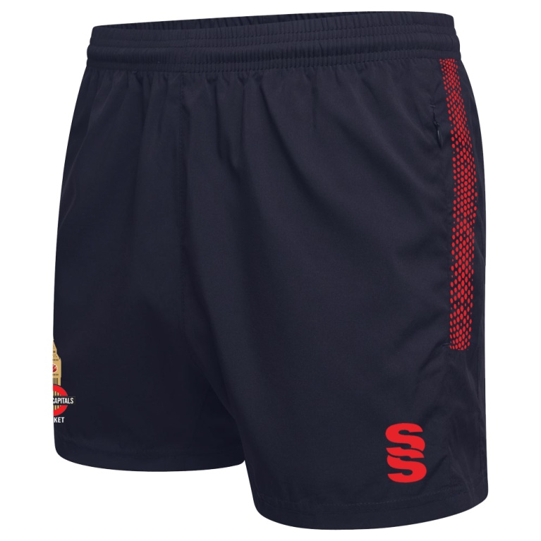 Performance Gym Short - Navy/Red - Unisex