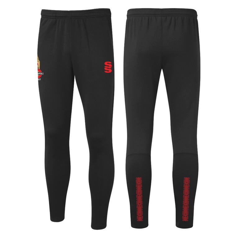 Dual Skinny Pant - Black/Red - Unisex