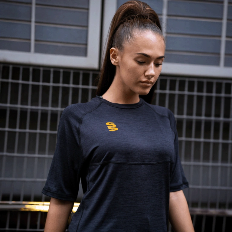 Dual Gym T-shirt - Black/Red - Unisex