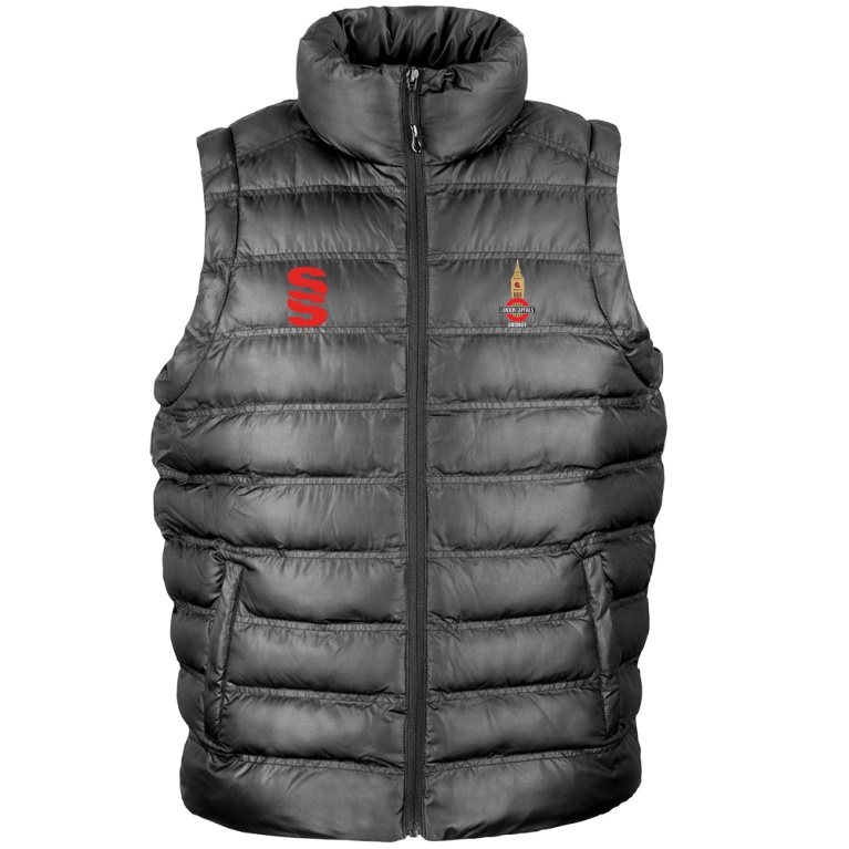 Padded Gilet - Black/Red - Men's Fit