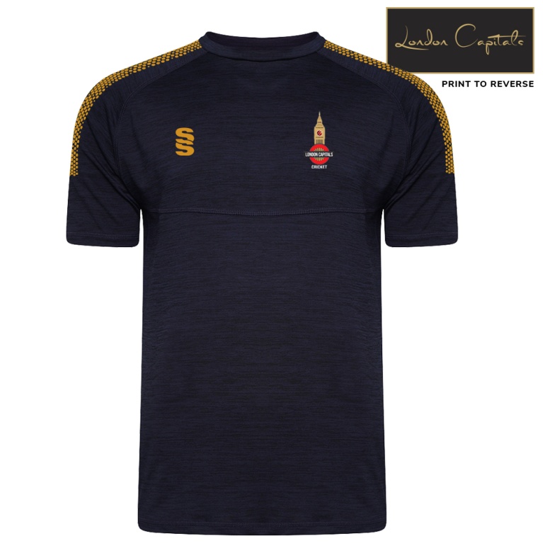 Dual Gym T-shirt - Navy/Gold - Unisex