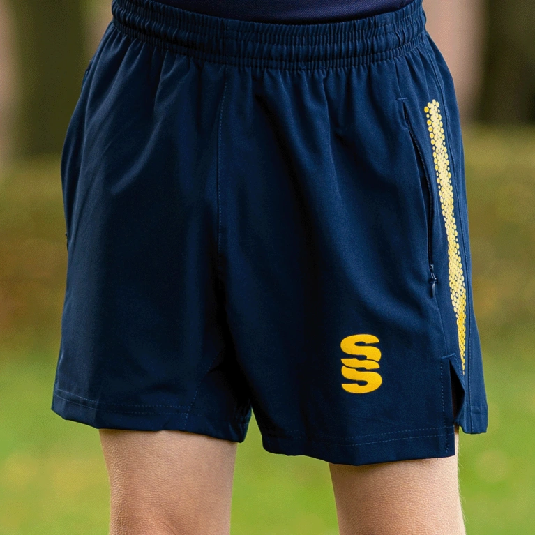 Performance Gym Short - Navy/Gold - Unisex