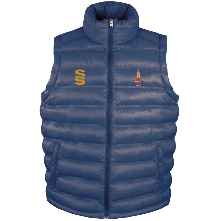 Padded Gilet - Navy/Gold - Men's Fit