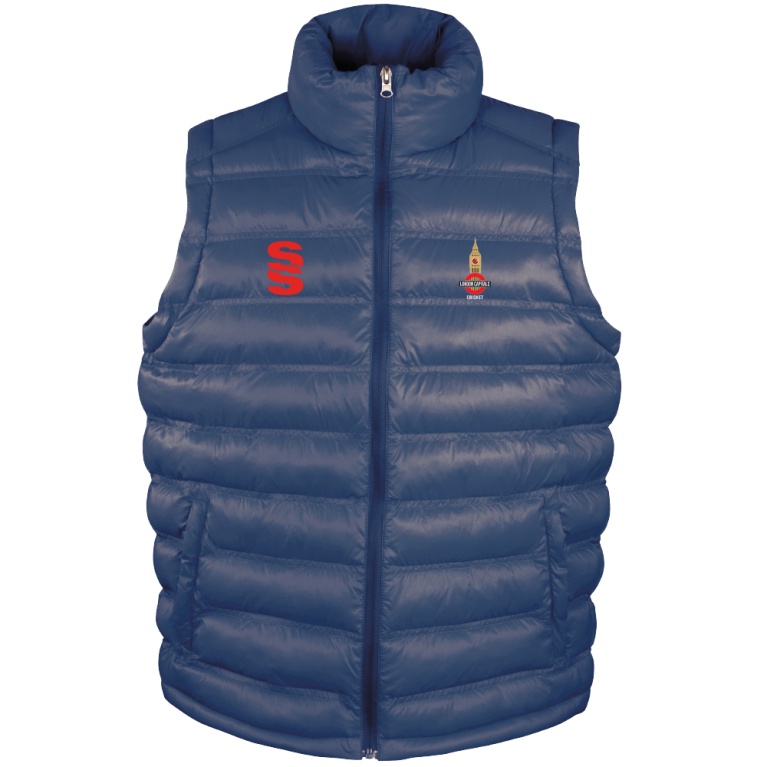 Padded Gilet - Navy/Red - Men's Fit