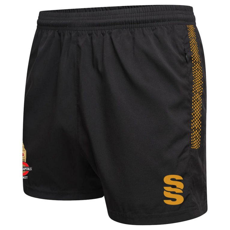 Performance Gym Short - Black/Gold - Unisex